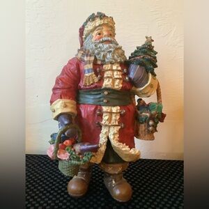 Possible Dreams Traditional Santa Claus Figurine | Vintage Christmas Decor